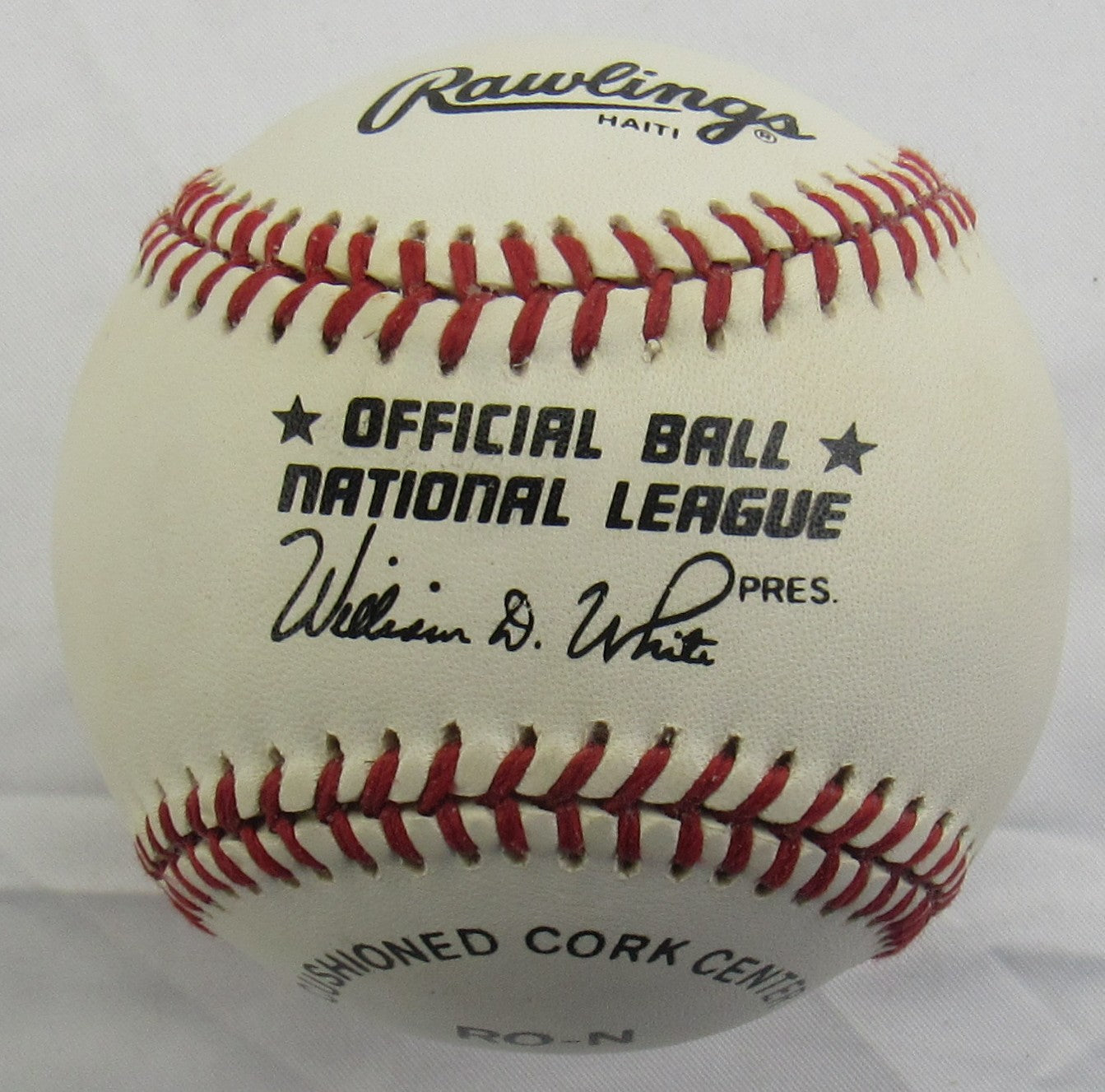 Ricky Jordan Signed Auto Rawlings Baseball B160 VI