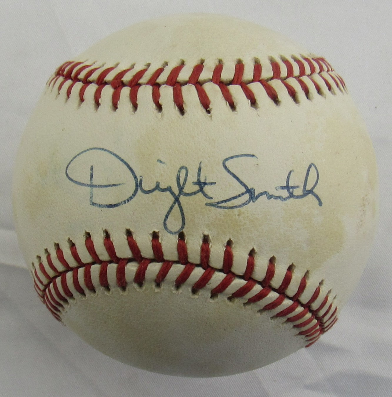 Dwight Smith Signed Auto Rawlings Baseball B160