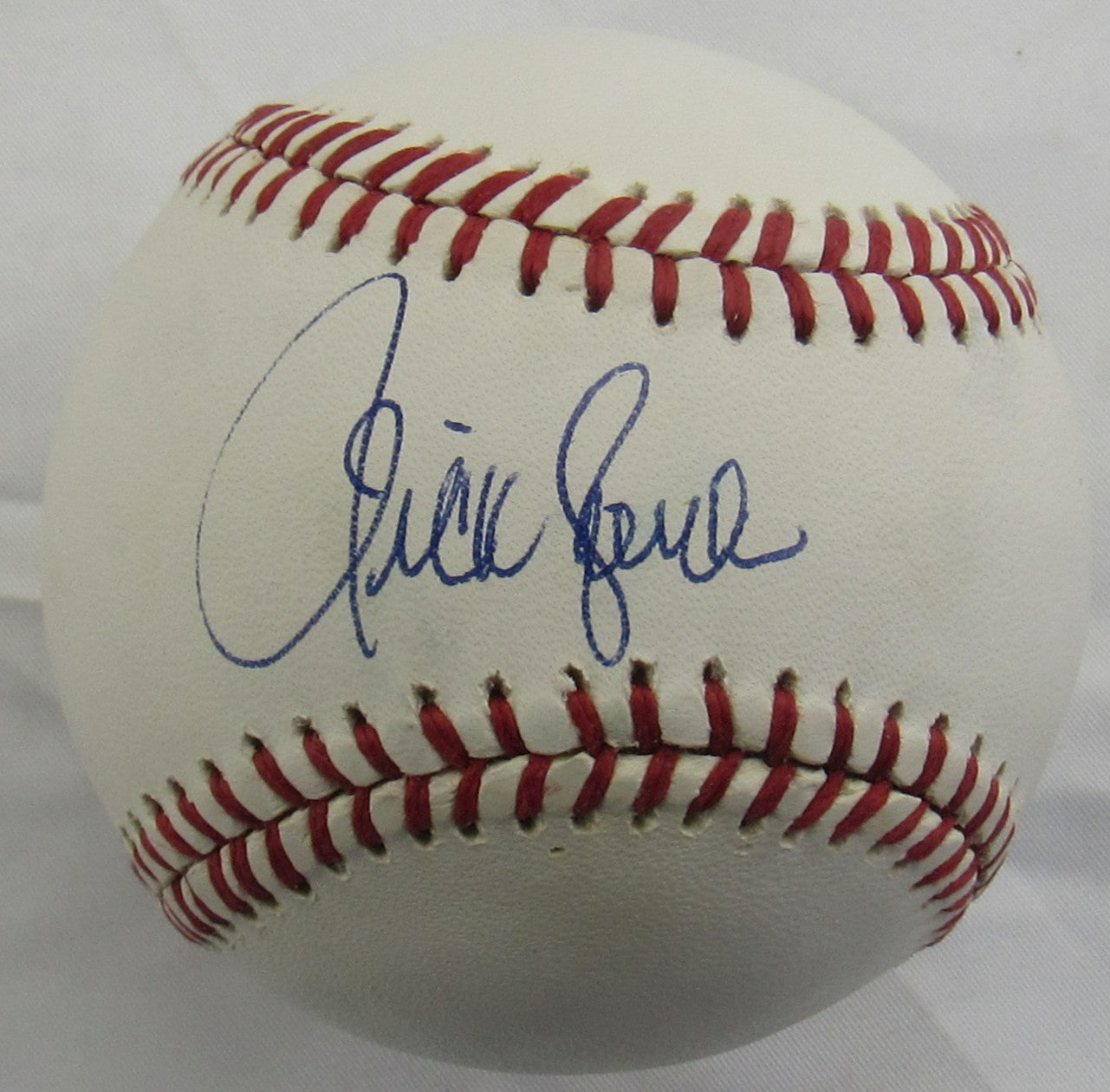 Ricky Jordan Signed Auto Rawlings Baseball B160 VIII
