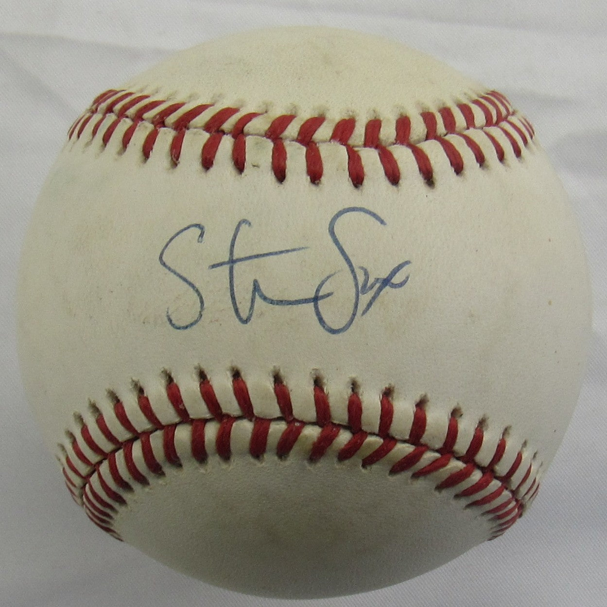 Steve Sax Signed Auto Rawlings Baseball B160