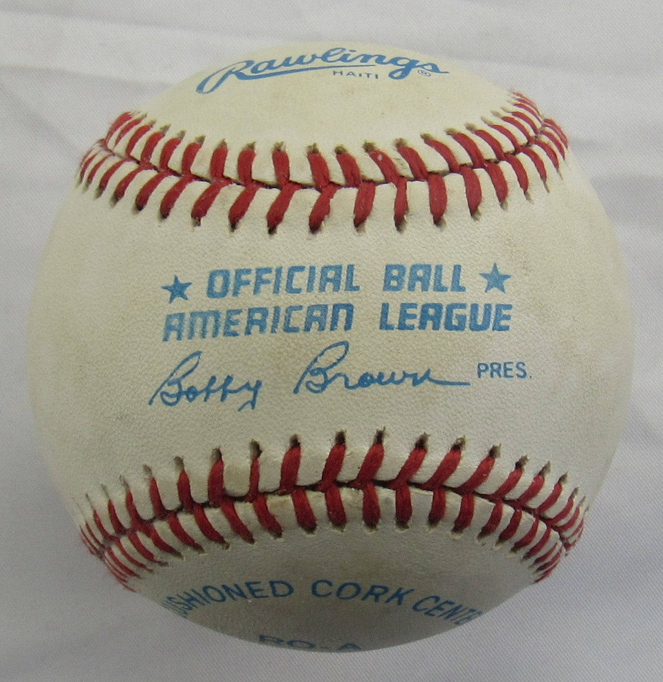 Bob Geren Signed Auto Rawlings Baseball B160