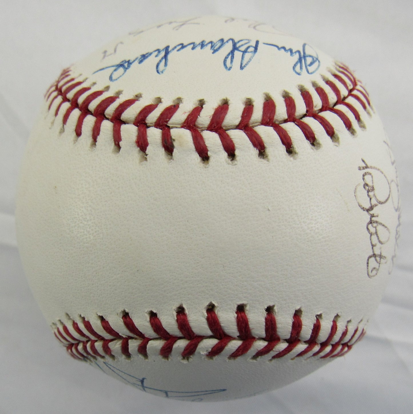 Multi Signed Rawlings Auto Baseball - New York Yankees 14 Signatures - Tim Raines Graig Nettles