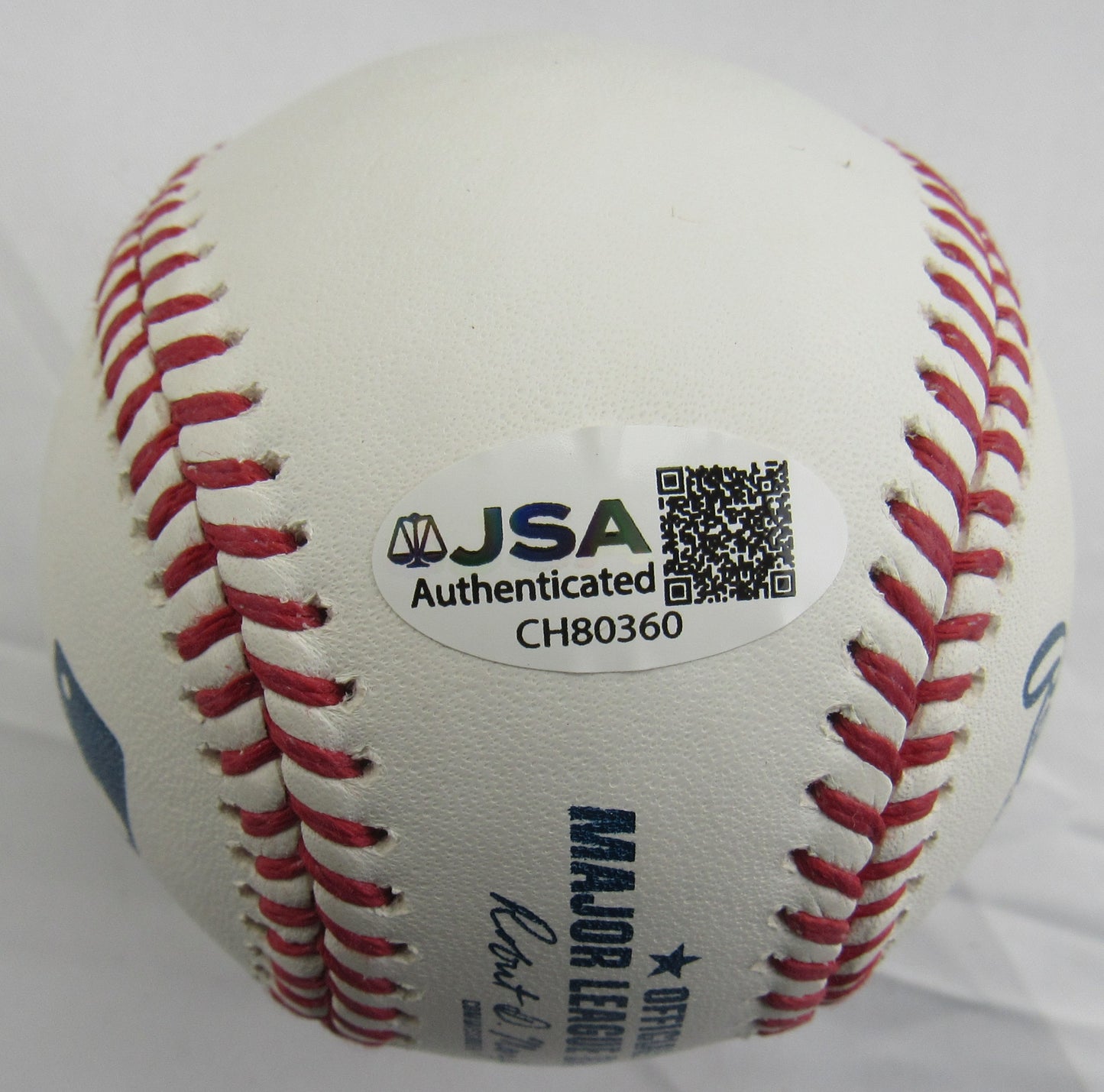 Jasson Dominguez Signed Auto Rawlings Baseball JSA CH80360