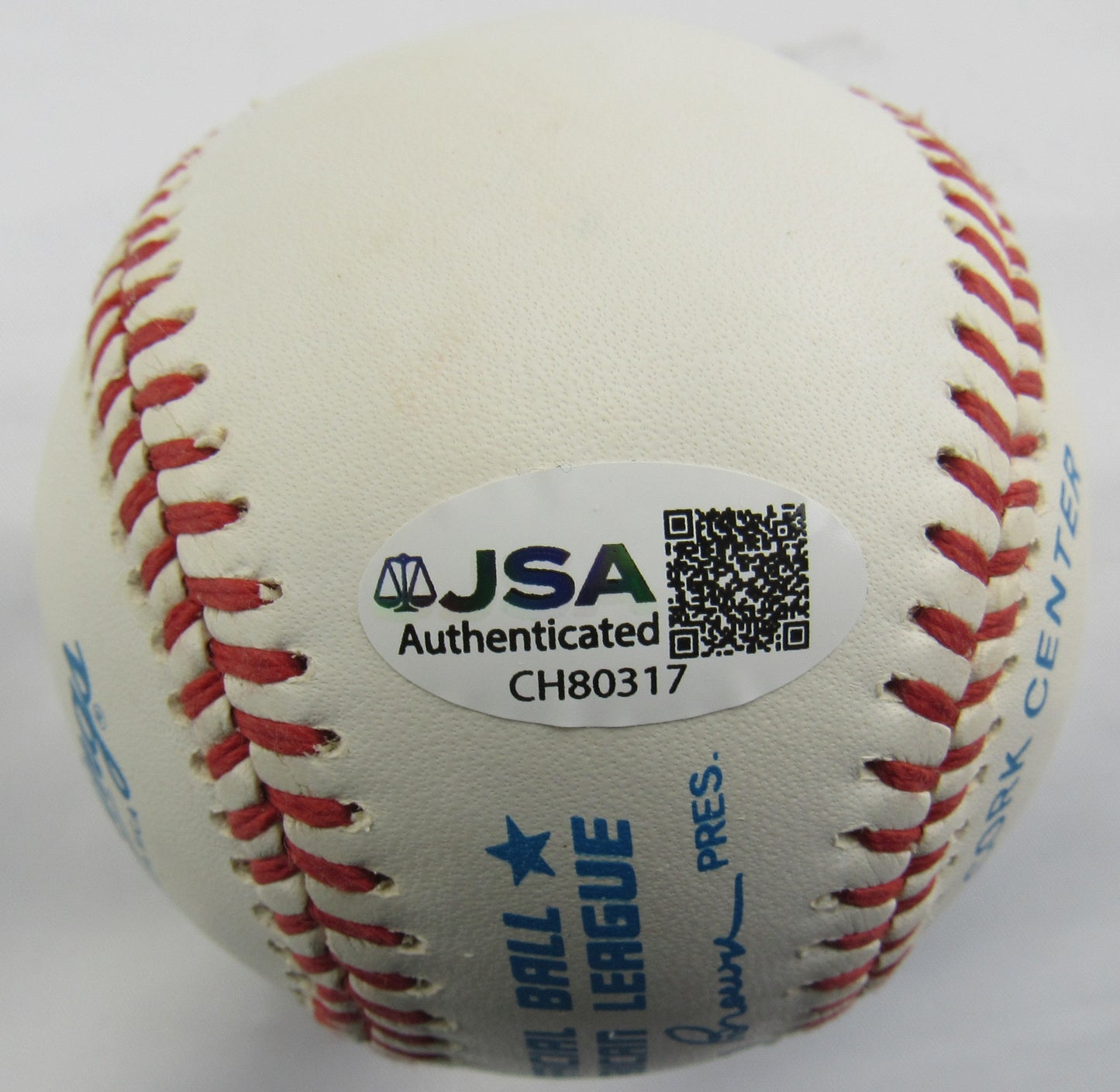 Reggie Jackson Signed Auto Rawlings Baseball JSA CH80317