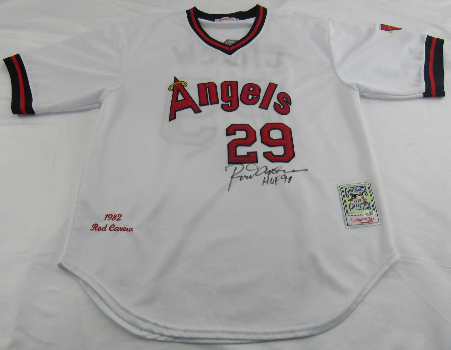 Rod Carew Signed Auto Angels Jersey JSA CH80368