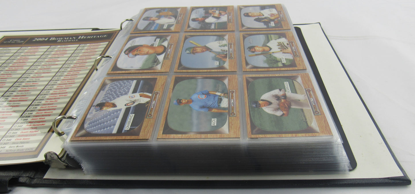 2004 Bowman Heritage Master Set 1-351 -1 Molina RC and A/B Versions.