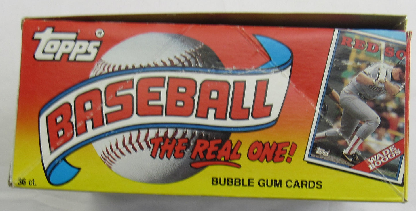 1988 Topps Baseball Wax Box - 36ct - Tom Glavine RC