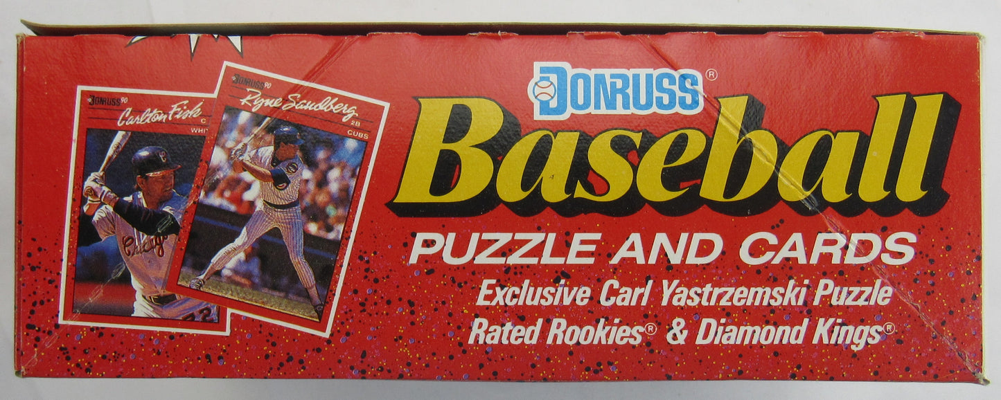 1990 Donruss Baseball Wax Box - 36ct - Juan Gonzalez RC
