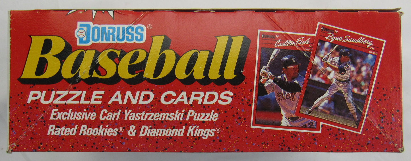 1990 Donruss Baseball Wax Box - 36ct - Juan Gonzalez RC