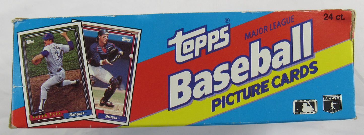 1992 Topps Baseball Cello Box / 24ct