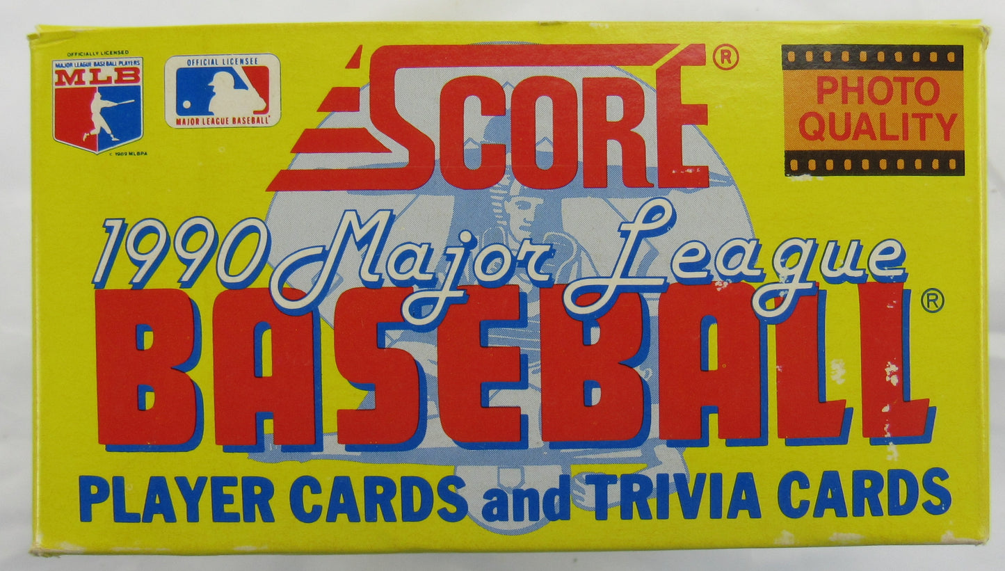 1990 Score Baseball Wax Box 36ct - Bo Jackson Bat Card!