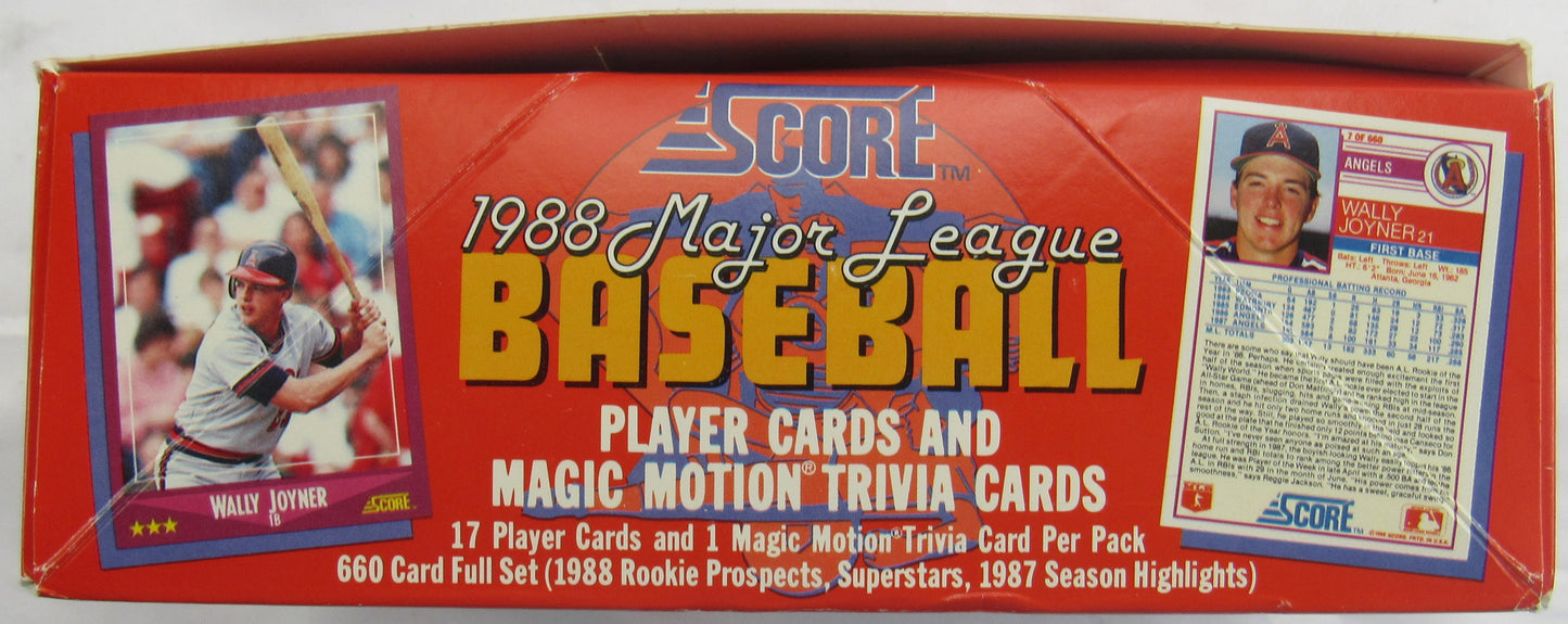 1988 Score Baseball Wax Box - 36ct