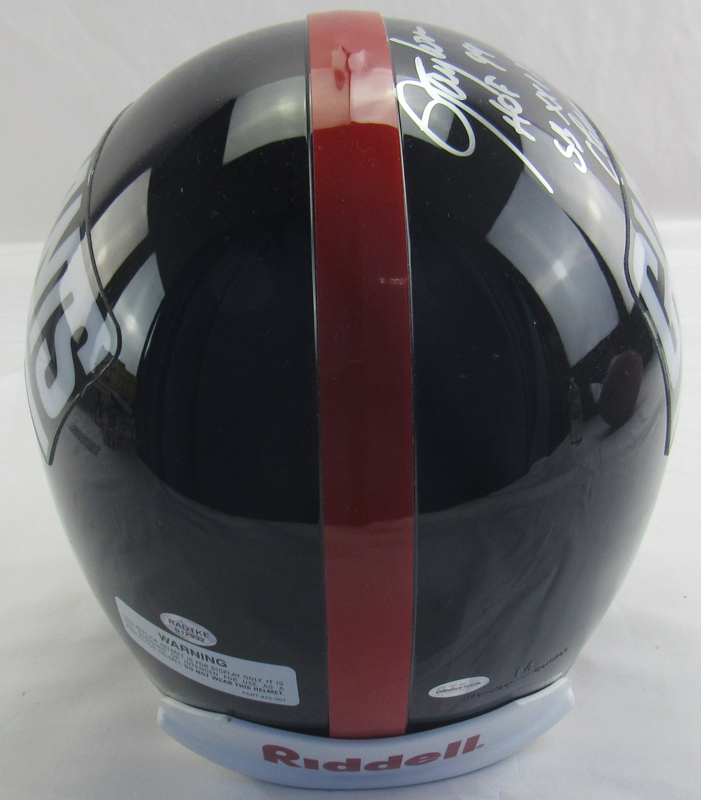 Lawrence Taylor Signed Auto NY Giants Full Size Helmet Replica w/ HOF & SB Champs Insc