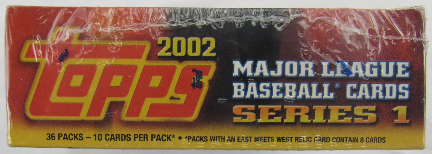 2002 Topps Baseball Wax Box Series 1