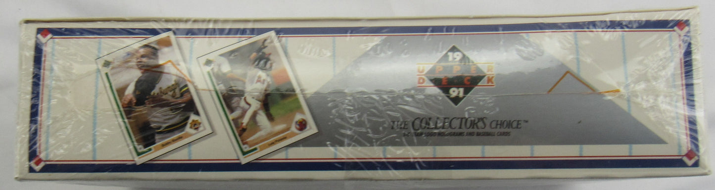 1991 Upper Deck Baseball Wax Box - Nolan Ryan Autograph / Michael Jordan SP