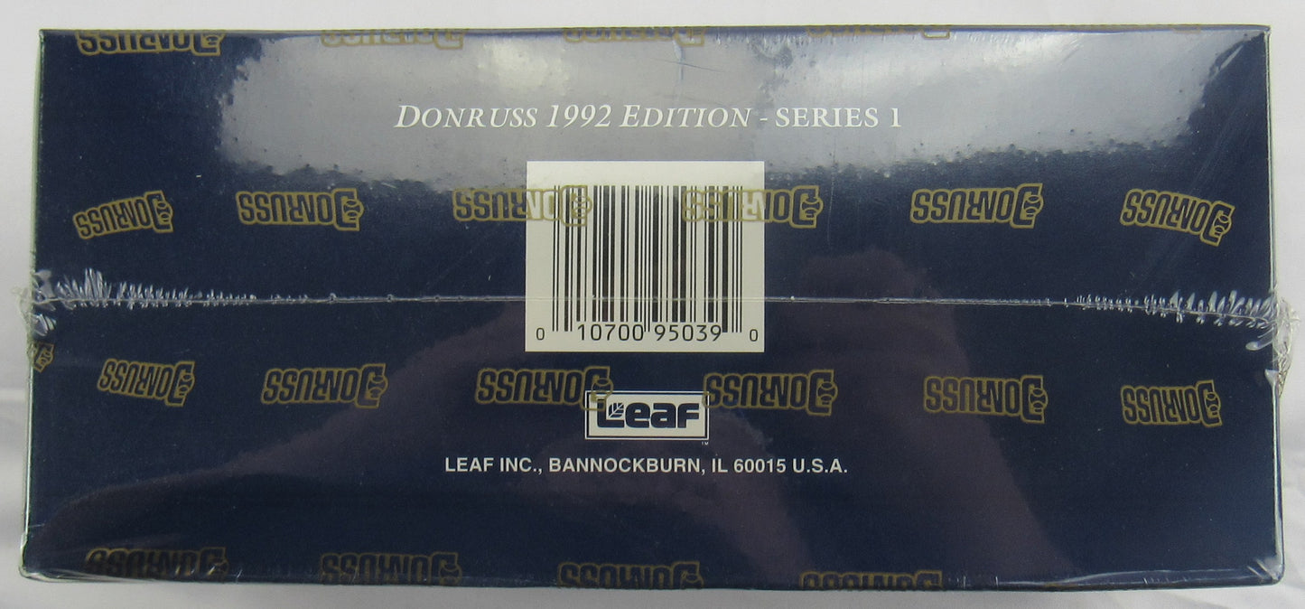 1992 Donruss Series I Baseball Wax Box Jumbo Box / 24ct - Find Cal Ripken Auto