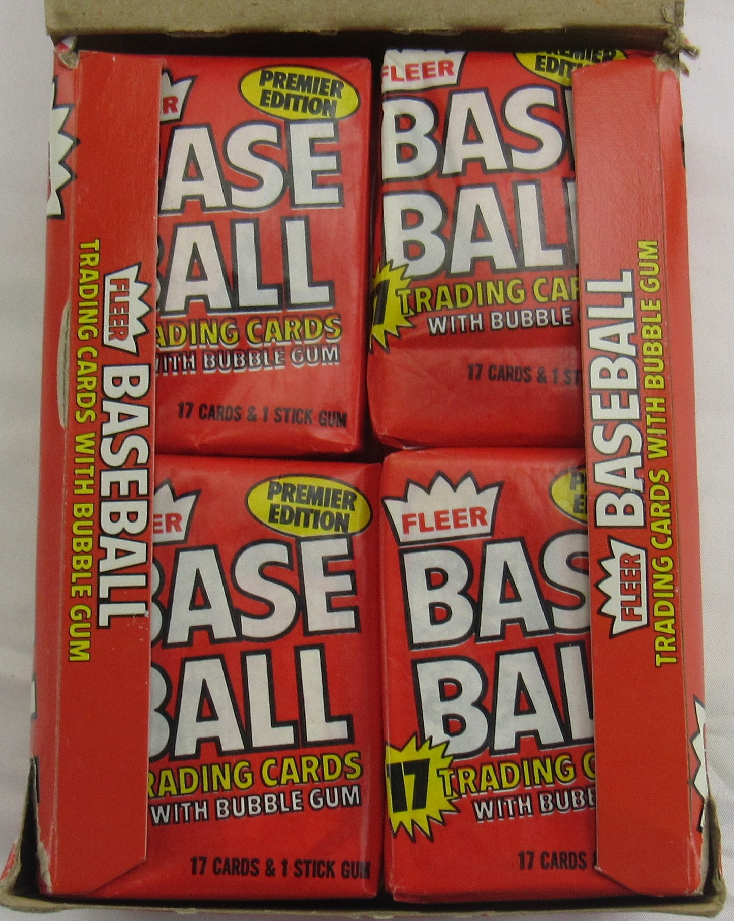 1981 Fleer Baseball Wax Box - 38 Pack Box - Clean Fresh Box