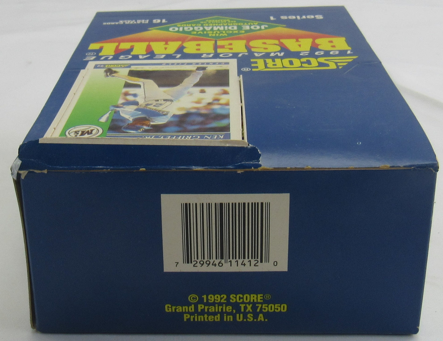 1992 Score Baseball Wax Pack Box - Series 1