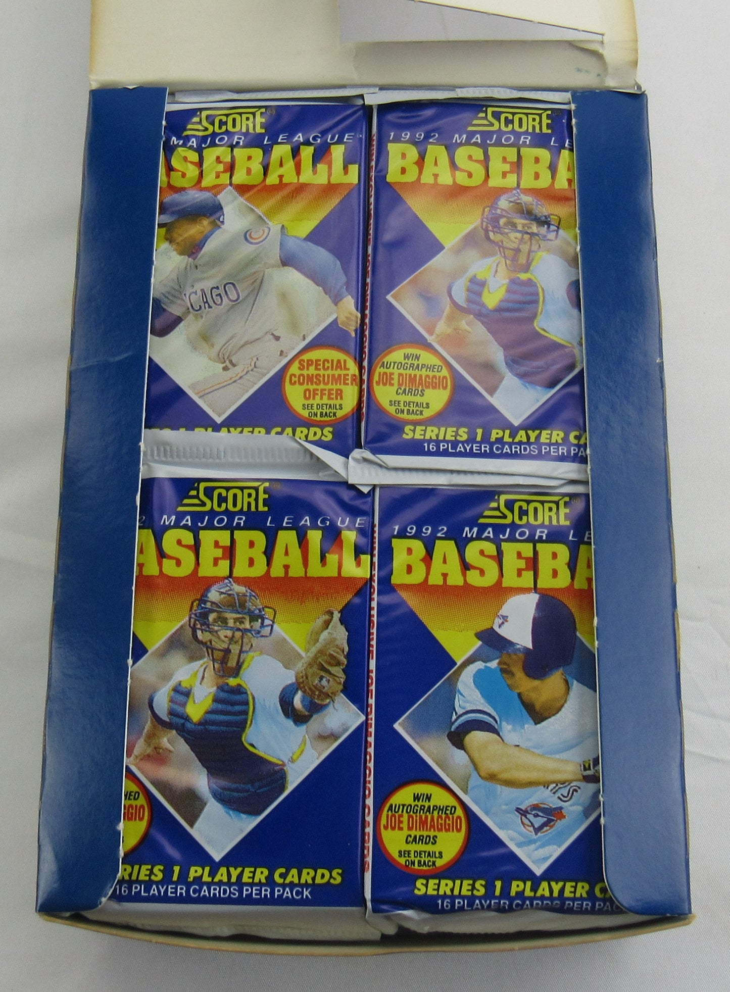 1992 Score Baseball Wax Pack Box - Series 1
