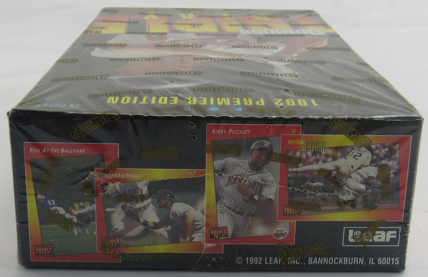 1992 Donruss Baseball Triple Play Wax Pack Box - 36ct