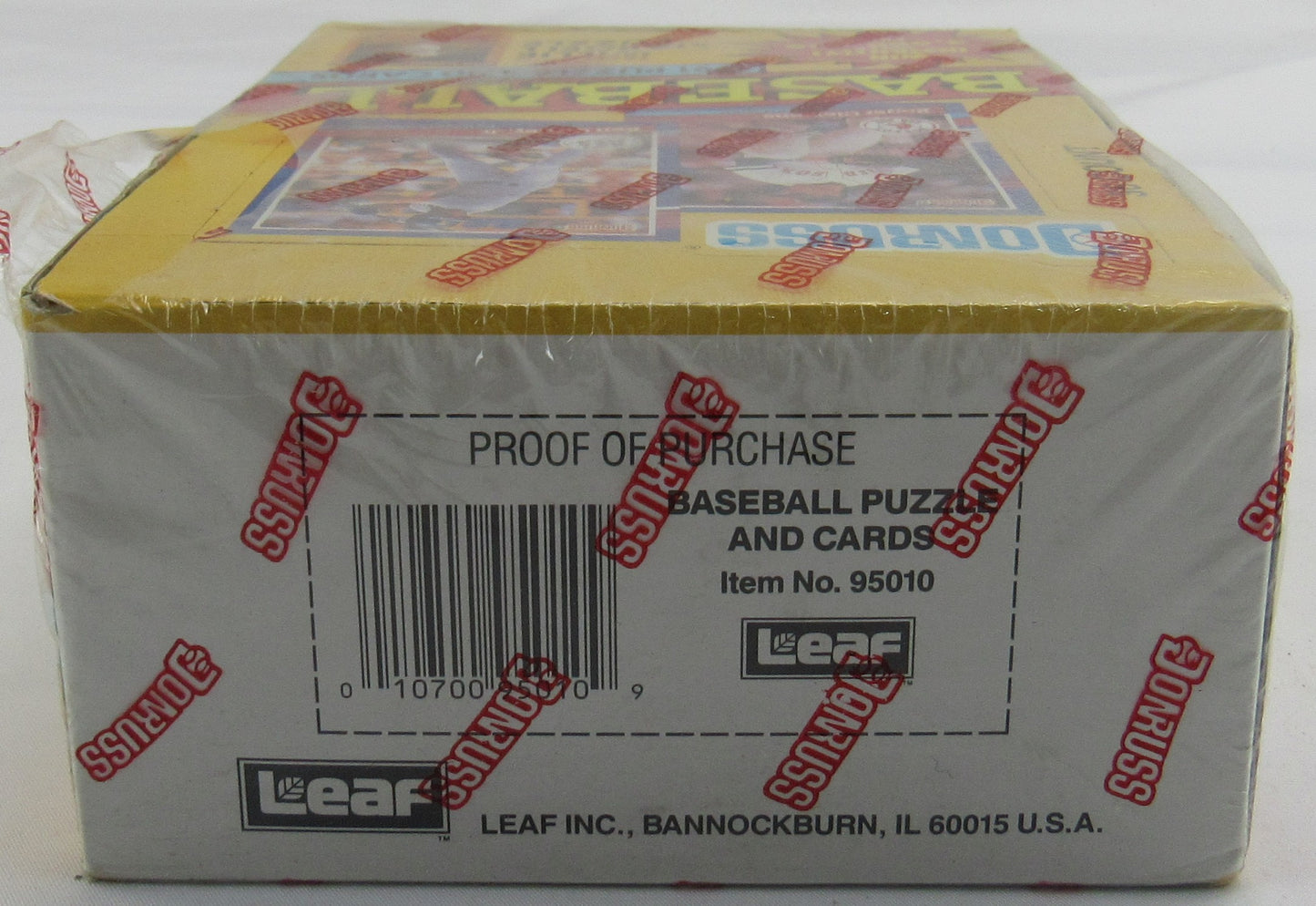 1991 Donruss Baseball Wax Pack Box