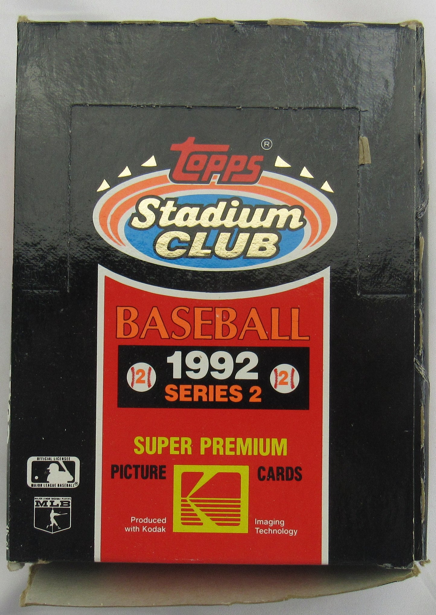 1992 Topps Stadium Club Baseball Wax Series 2 Pack Box