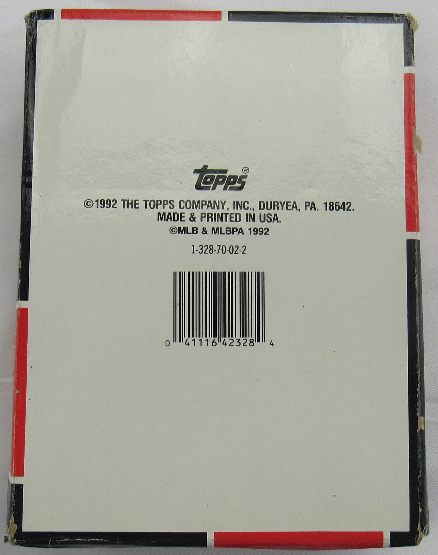 1992 Topps Stadium Club Baseball Wax Series 2 Pack Box