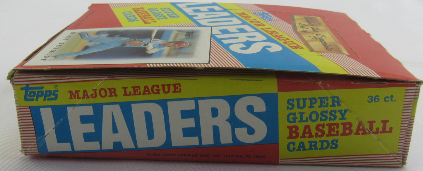 1988 Topps Baseball League Leaders Wax Pack Box