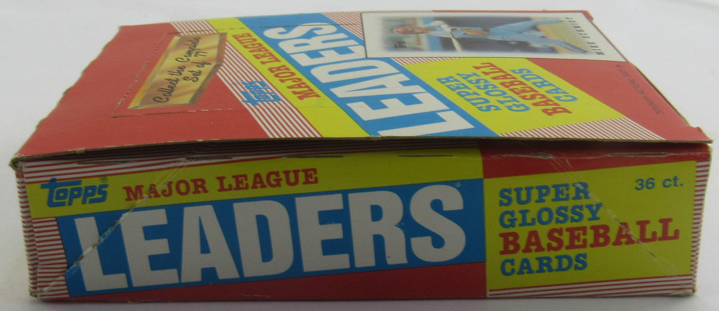 1988 Topps Baseball League Leaders Wax Pack Box