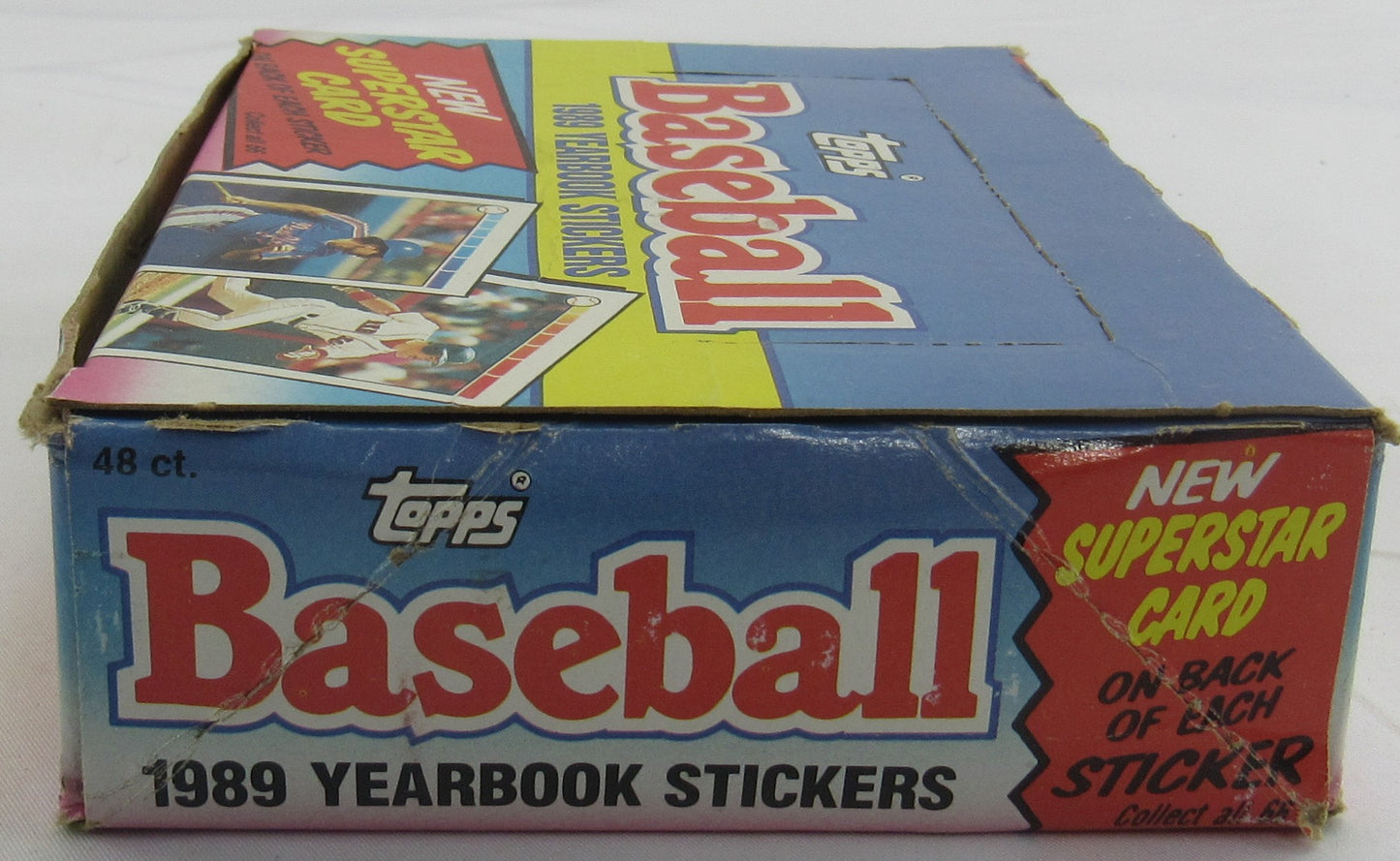 1989 Topps Baseball Stickers Wax Pack Box