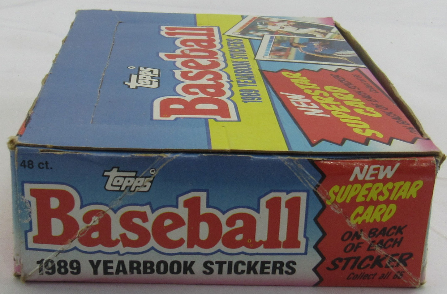 1989 Topps Baseball Stickers Wax Pack Box