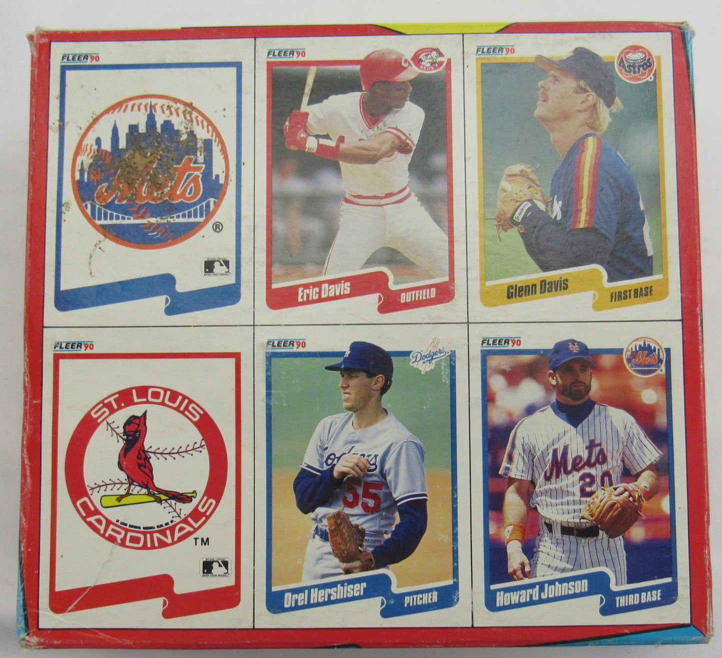 1990 Fleer Baseball Wax Pack Cello Box