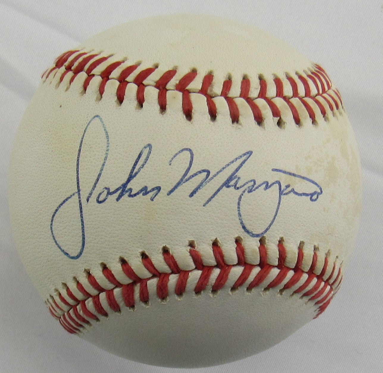 John Marzano Signed Auto Rawlings Baseball B150