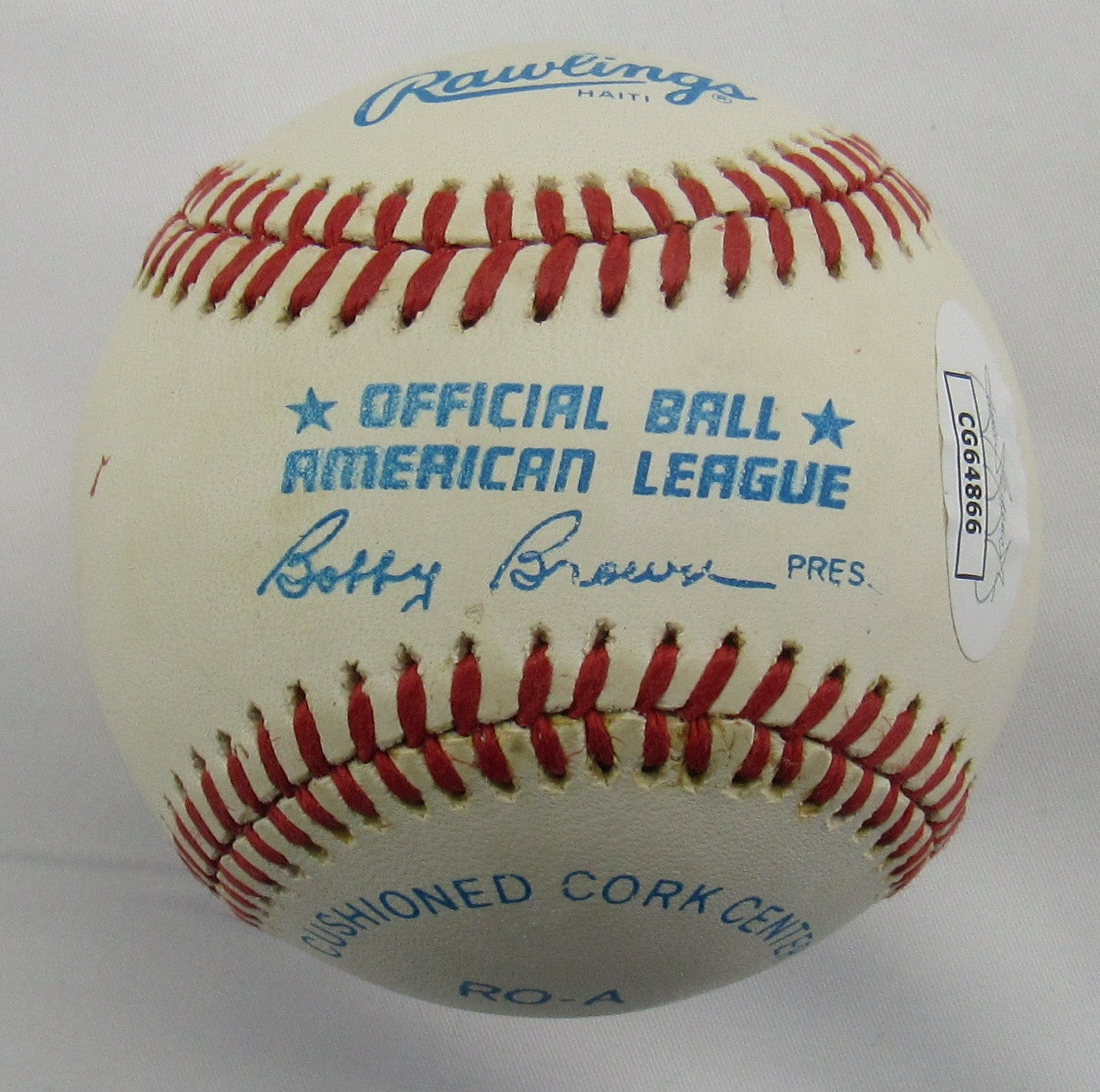 Jim Rice Signed Auto Rawlings Baseball JSA CG64866 - Pristine sold 10-8