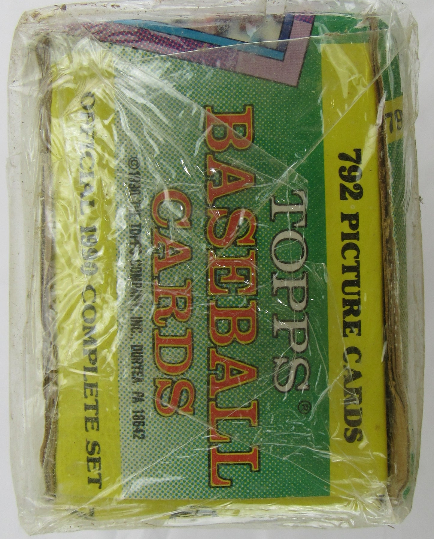1990 Topps Baseball Complete Factory Set 1-792
