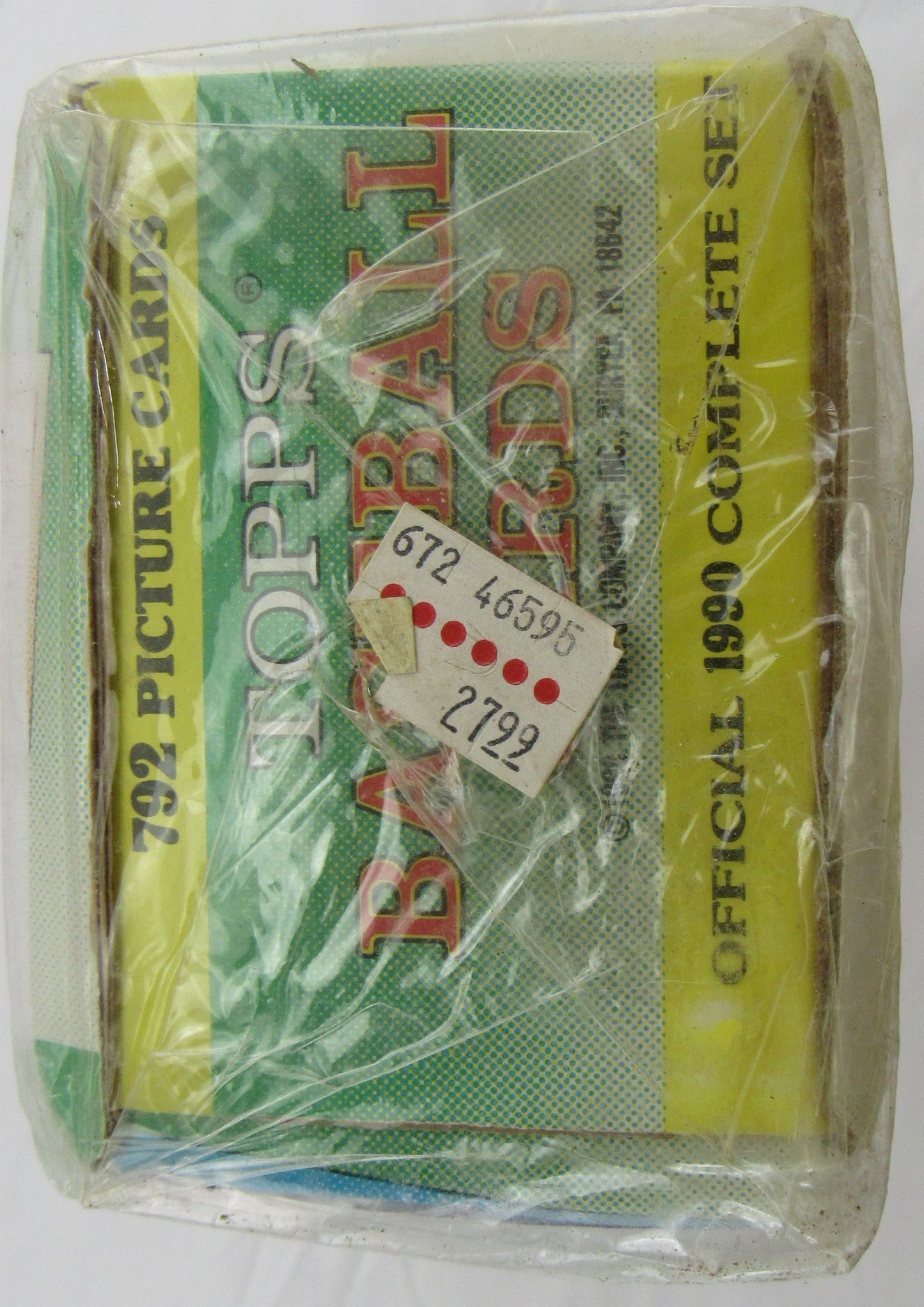1990 Topps Baseball Complete Factory Set 1-792