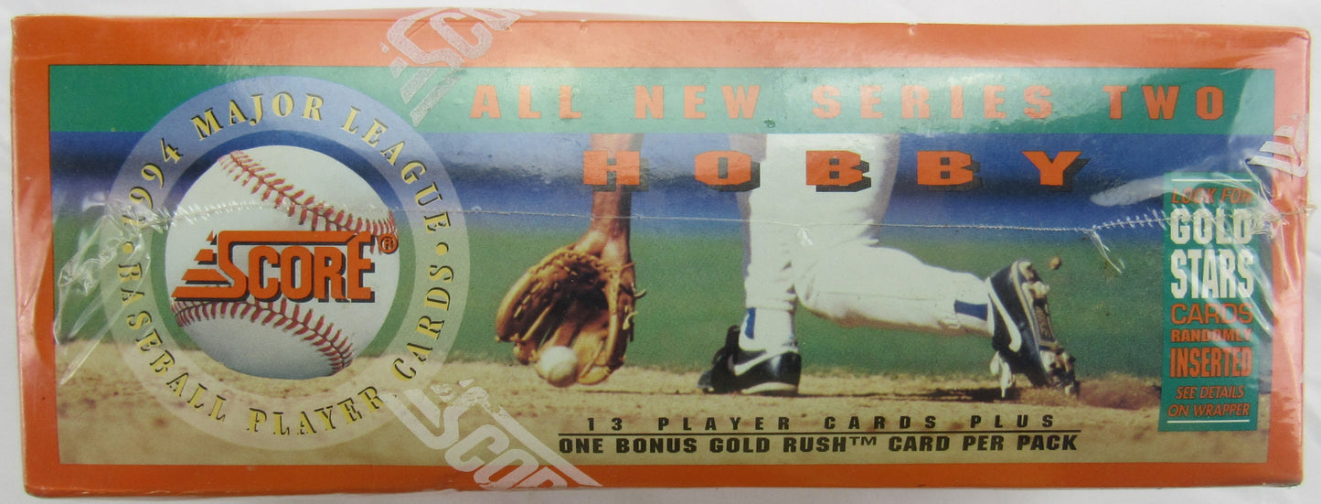 1994 Score Baseball Series 2 Hobby Box Sealed (36 Packs)