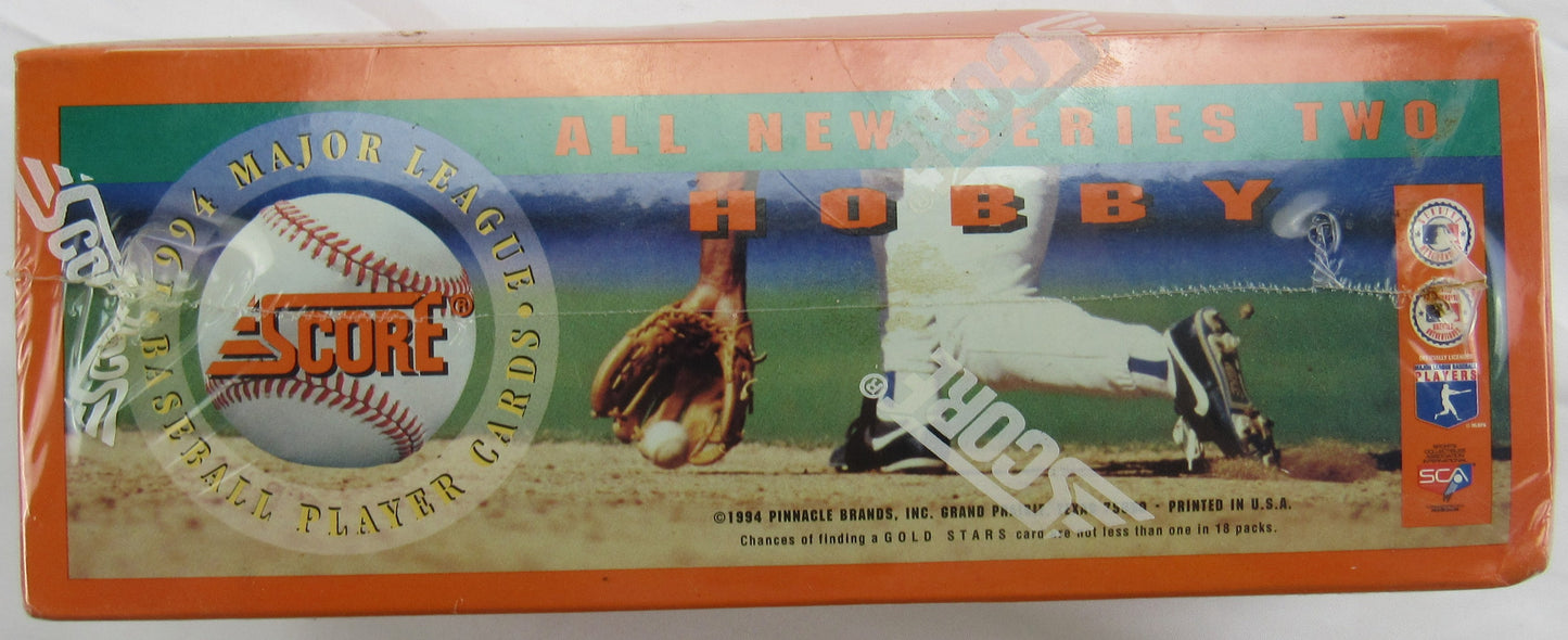 1994 Score Baseball Series 2 Hobby Box Sealed (36 Packs)