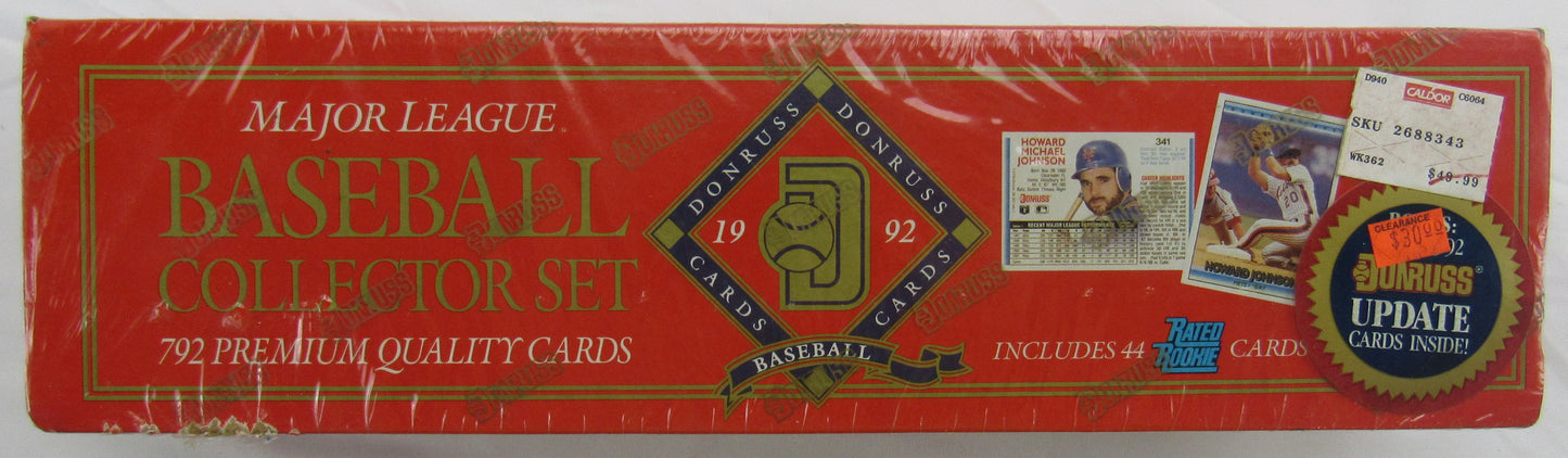 1992 DONRUSS BASEBALL FACTORY SEALED COMPLETE SET of 792 BASEBALL CARDS