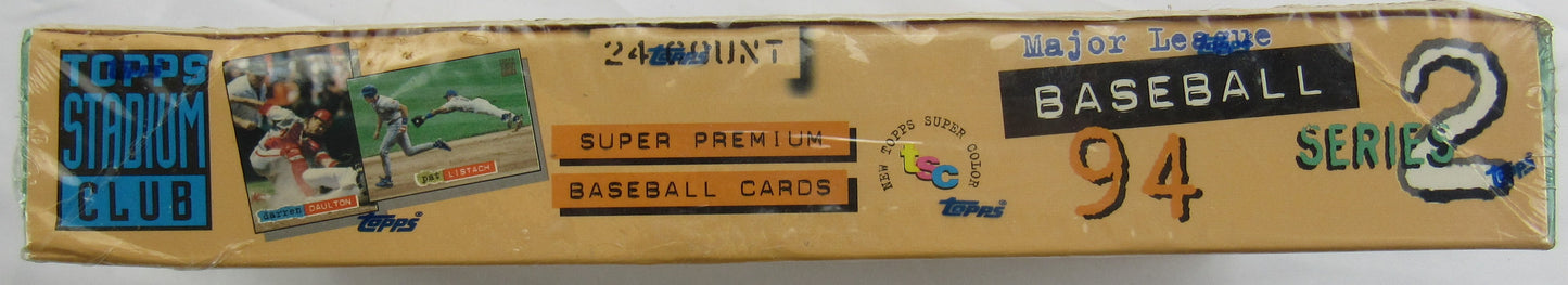 1994 Topps Stadium Club Baseball Series 2...Factory Sealed Box!