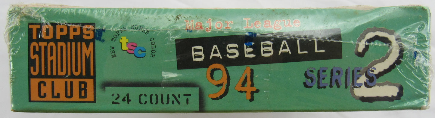 1994 Topps Stadium Club Baseball Series 2...Factory Sealed Box!