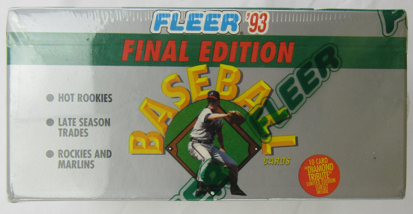 1993 Fleer Final Edition Baseball MASSIVE 310 Card Factory Sealed Factory Set!