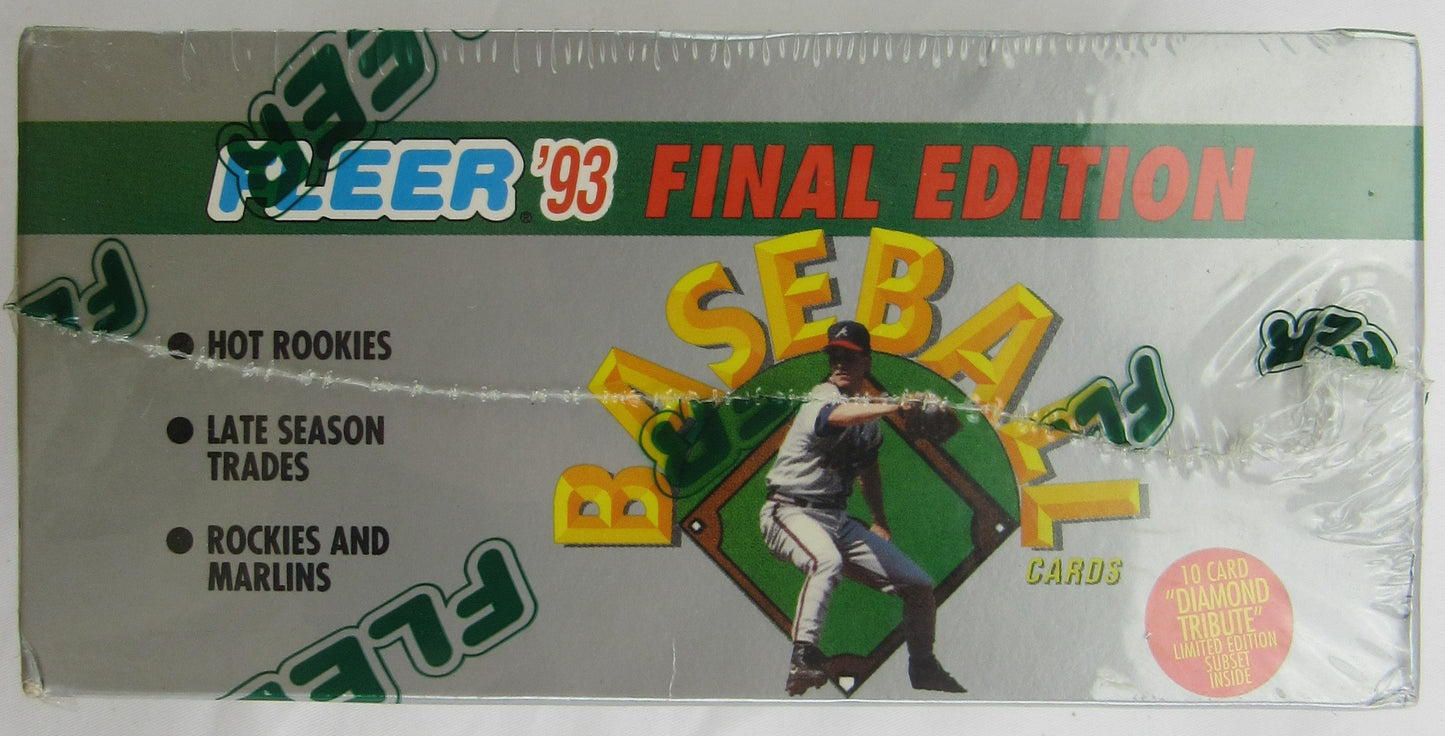1993 Fleer Final Edition Baseball MASSIVE 310 Card Factory Sealed Factory Set!
