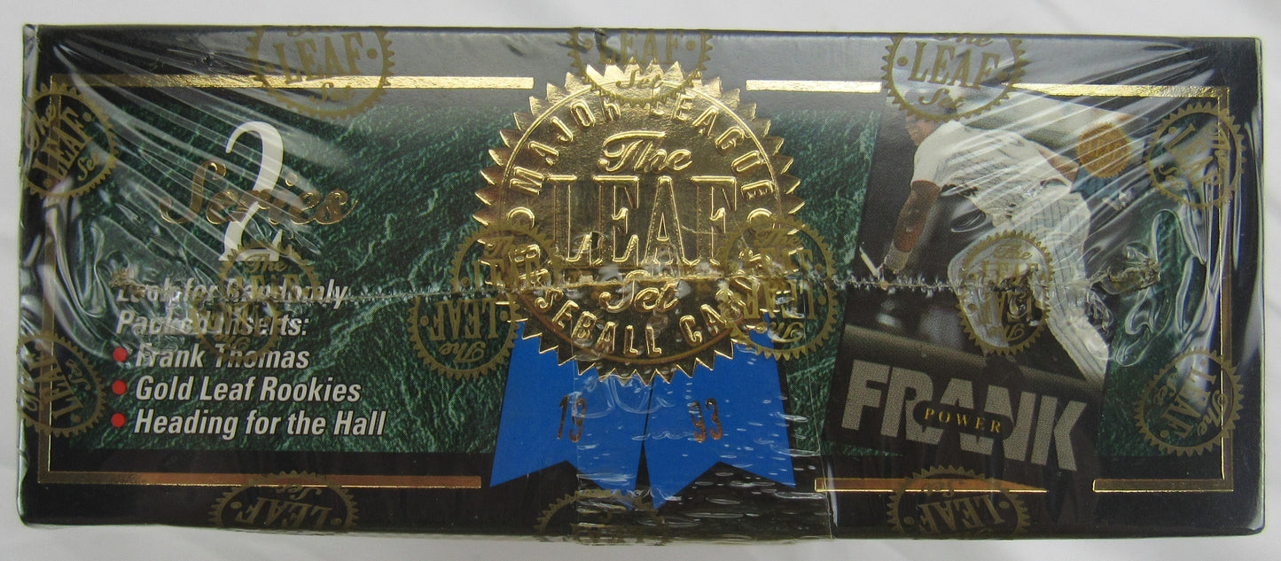 1993 Leaf Series 2 Baseball Factory Sealed Wax Box 36 Packs Gold Leaf Rookies