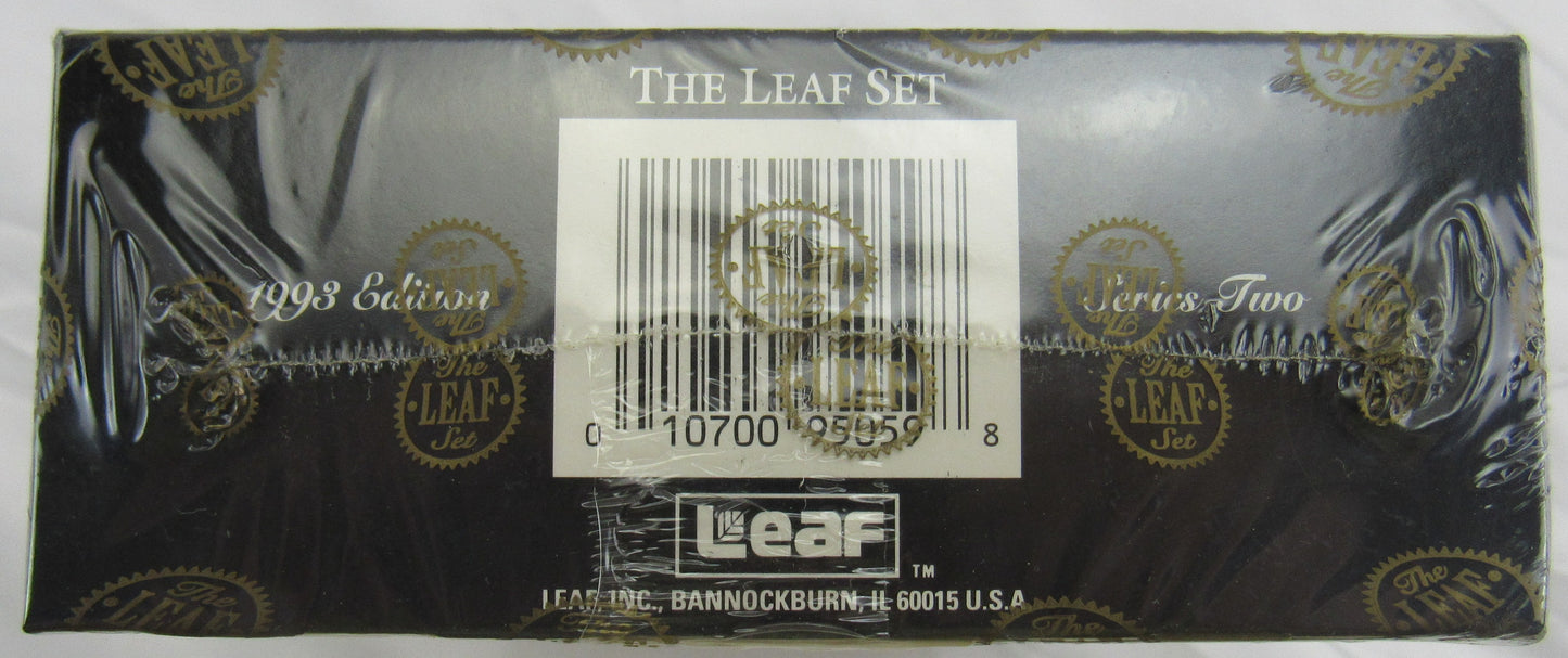 1993 Leaf Series 2 Baseball Factory Sealed Wax Box 36 Packs Gold Leaf Rookies