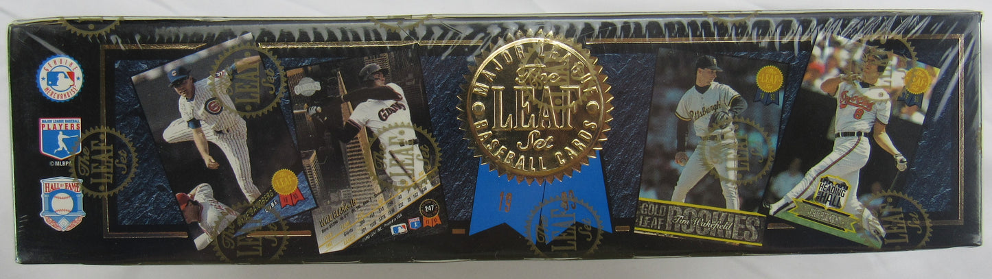 1993 Leaf Baseball Series 1 Wax Box ~ Factory Sealed Box