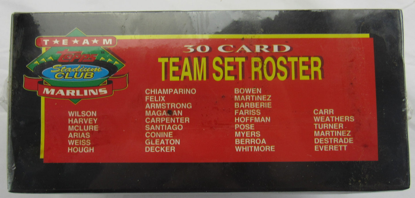 1993 Topps Team Stadium Club FLORIDA MARLINS Premiere Edition Sealed Box 10 Sets