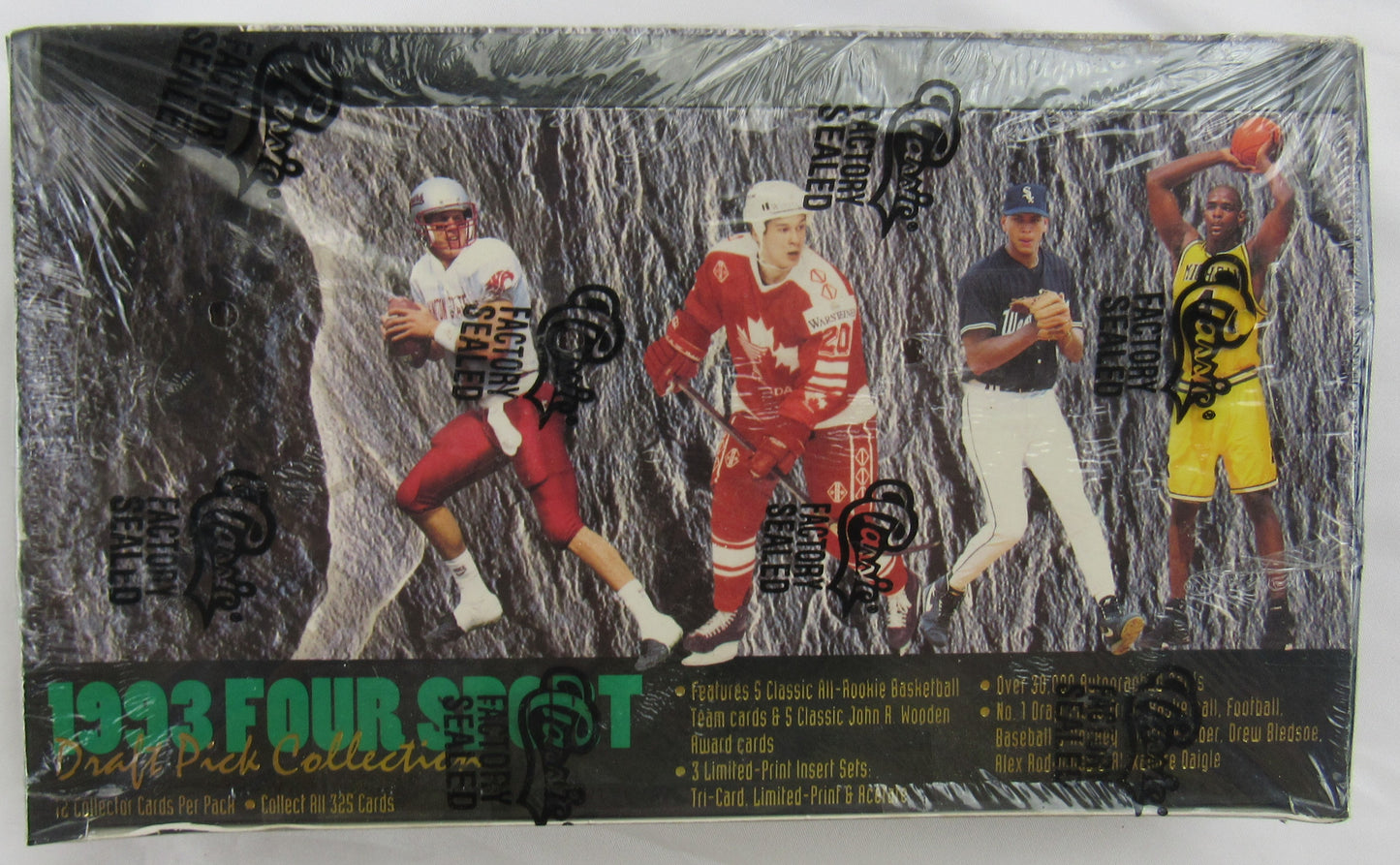1993 Four Sport Classic Draft Picks Wax Box, Football, Basketball, Autos!