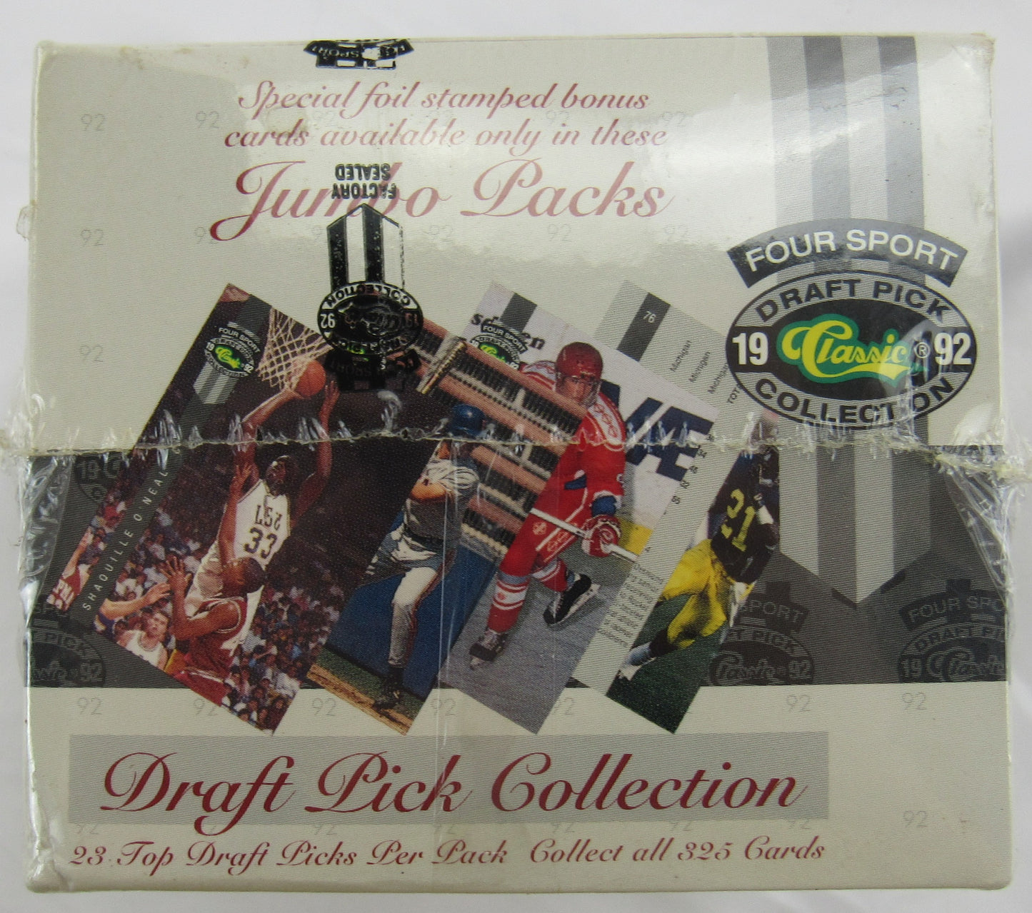 1992 Classic Draft Picks Four Sport Jumbo Packs Box Factory Sealed