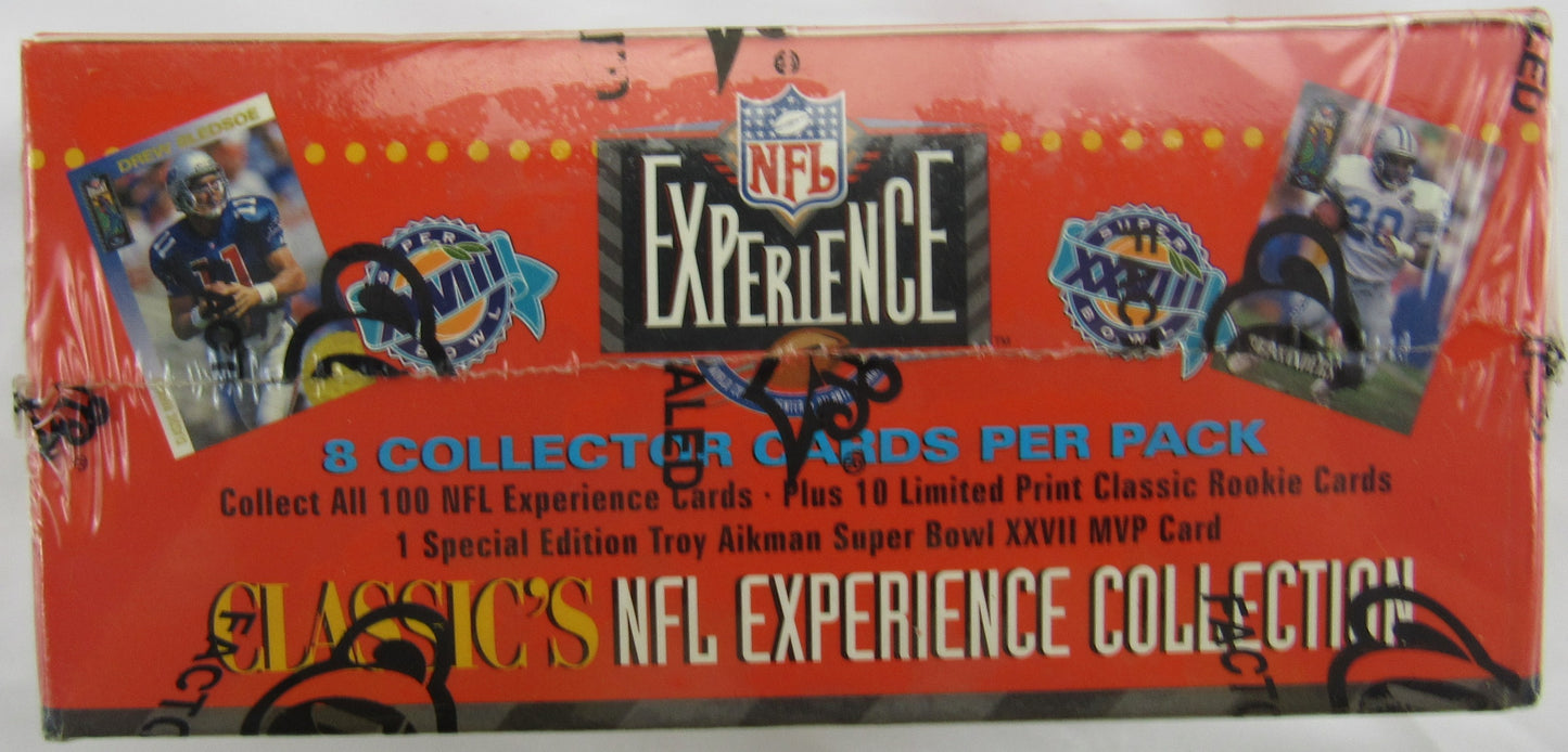 1994 Classic's NFL EXPERIENCE COLLECTION Wax Packs Factory SEALED BOX!